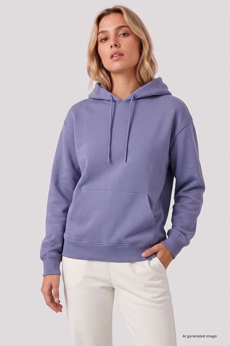Women's Cotton-Blend Sweatshirt - Image 2