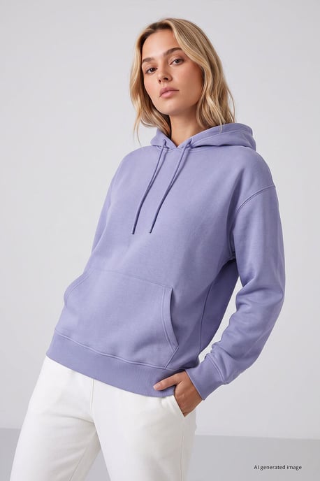 Women's Cotton-Blend Sweatshirt - Image 4