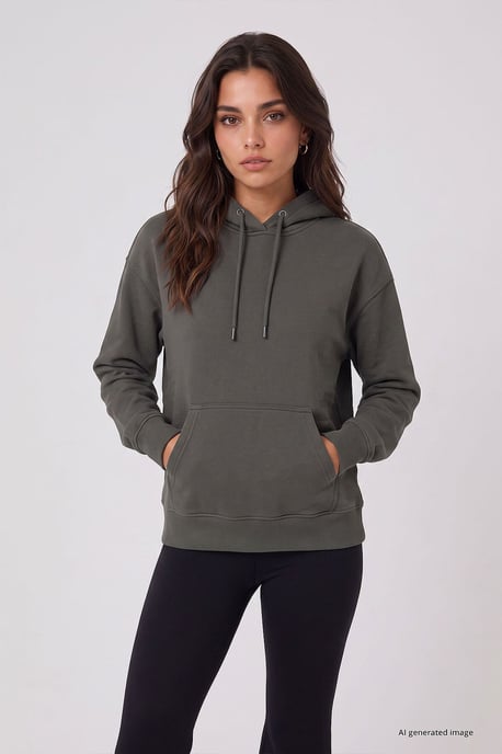 Women's Cotton-Blend Sweatshirt - Image 4