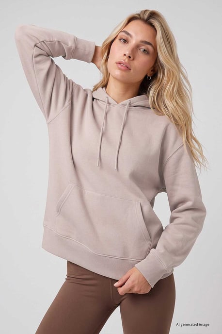 Women's Cotton-Blend Sweatshirt - Image 4