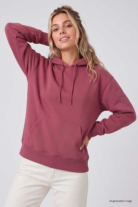 Women's Cotton-Blend Sweatshirt - Image 3