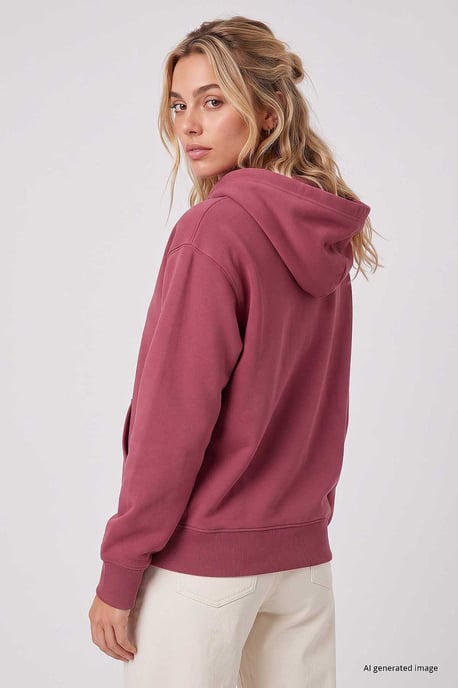 Women's Cotton-Blend Sweatshirt - Image 5