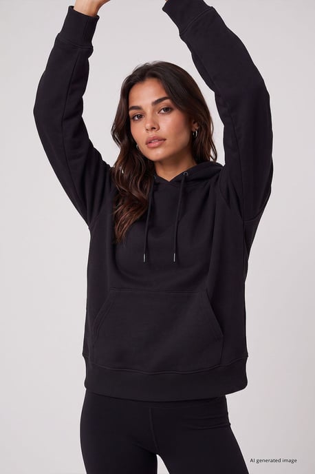 Women's Cotton-Blend Sweatshirt - Image 4
