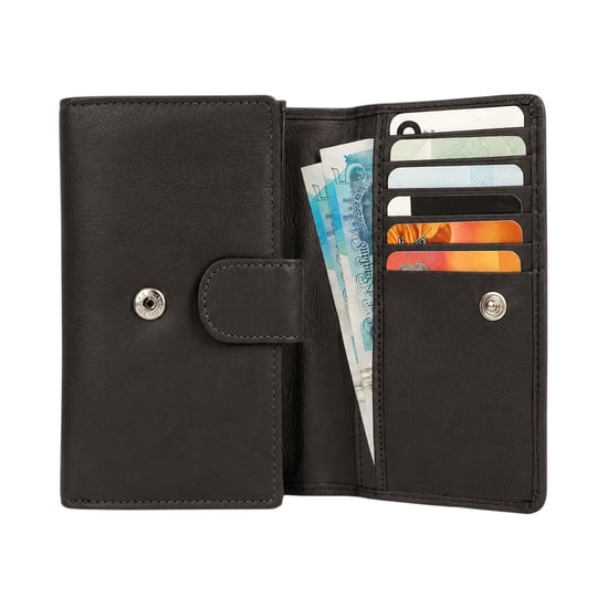 Women’s Genuine Leather RFID Purse Wallet in Brown - Image 6