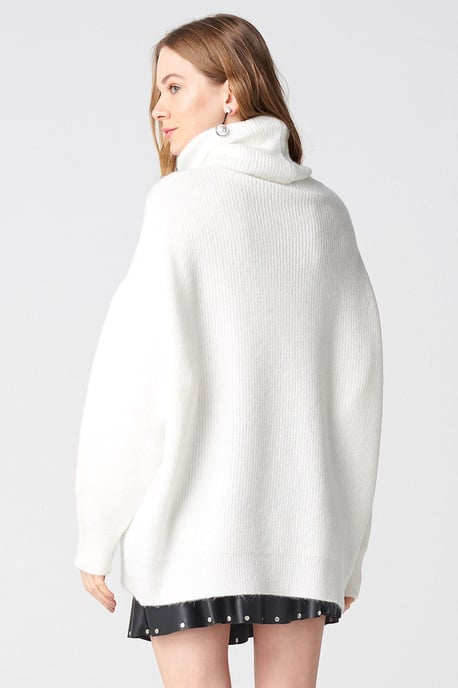 Oversized Geribbelde Coltrui - Image 2