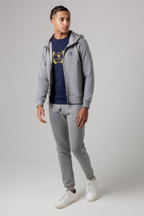 Grey 2 Pack Cotton Rich Zip Hoodie & Joggers - Image 6