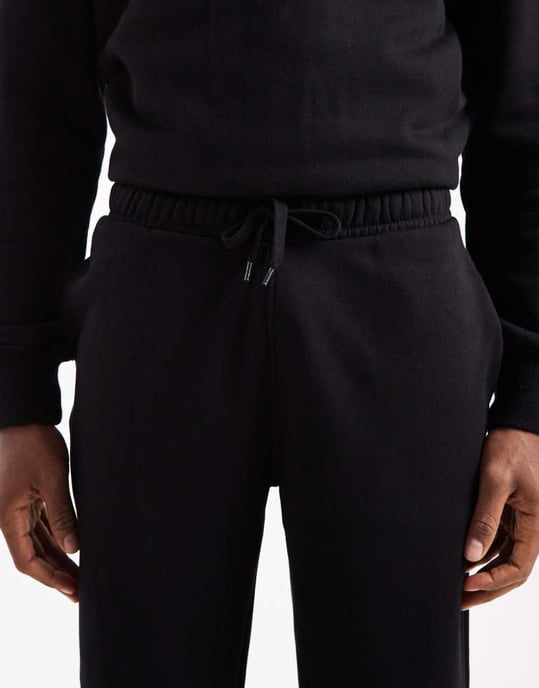 ASOS DESIGN essentials rak ben jogger i svart - Image 4