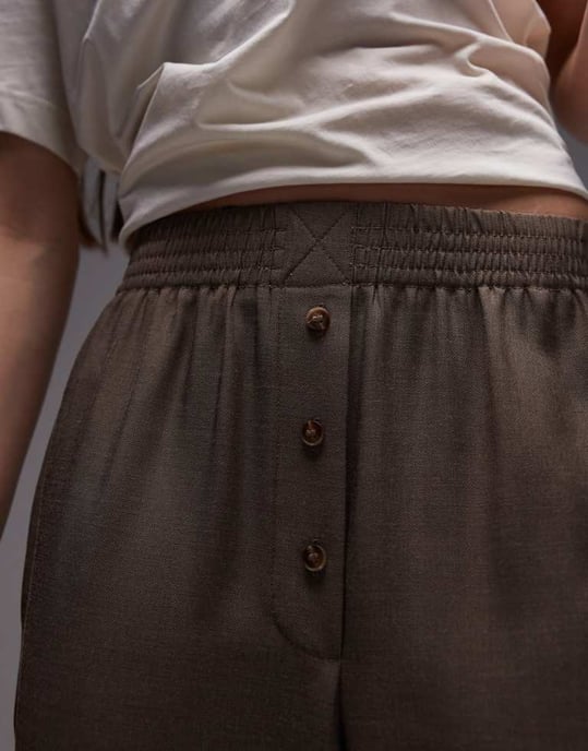 Topshop bobbi boxer jogger i choklad - Image 2