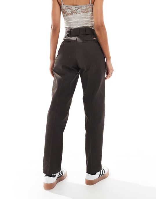 Dickies 874 rakpassande arbetsbyxor chinos i brun - Image 2