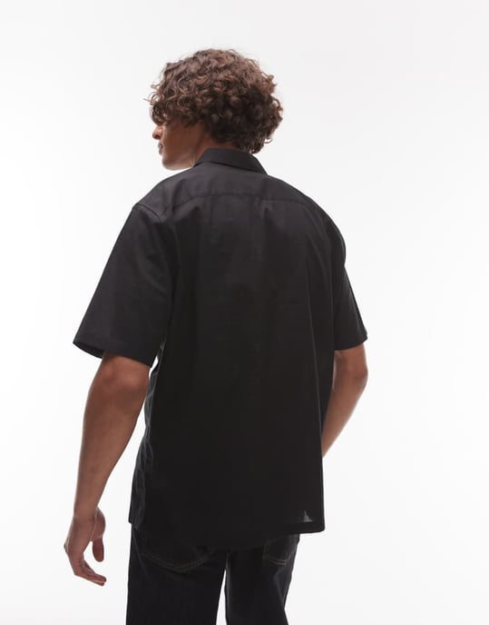 Allsaints Skrift T-shirt i blekt svart - SVART - Image 4