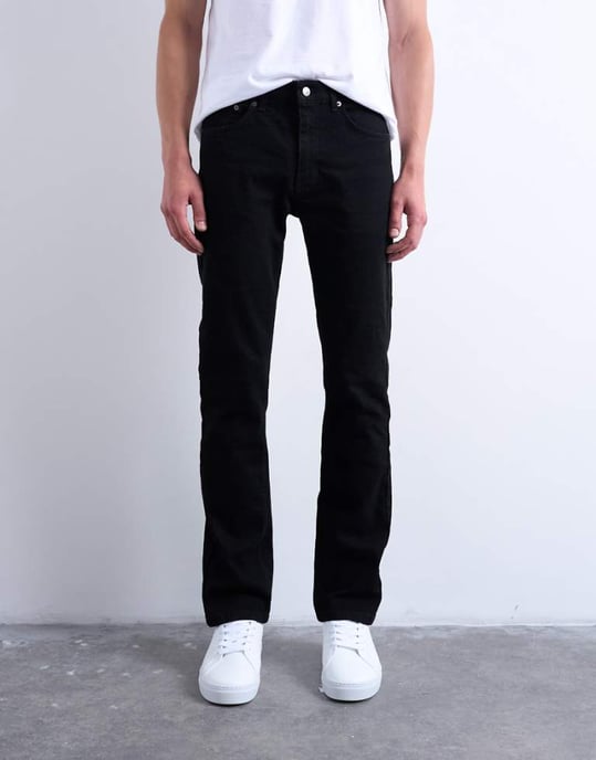 Topman stretch slim jeans i svart - Image 1