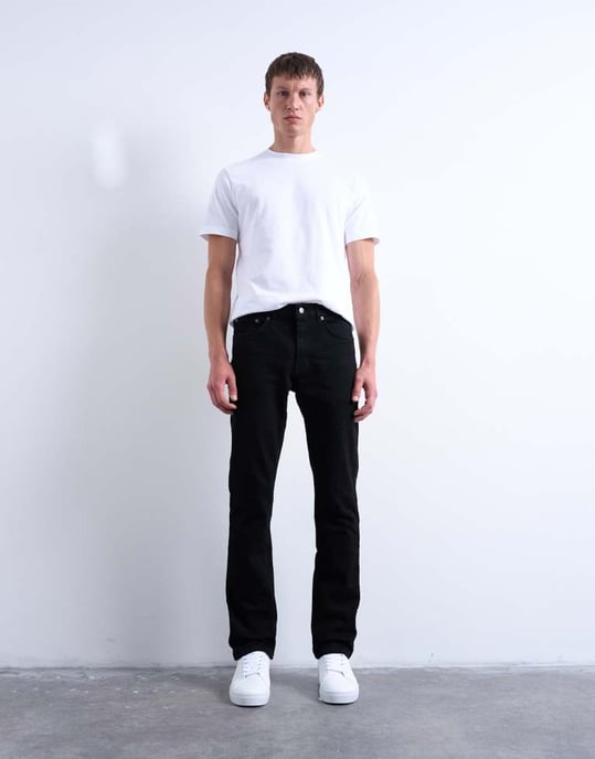 Topman stretch slim jeans i svart - Image 2
