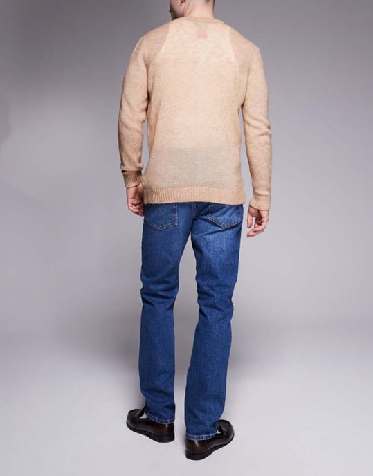 ASOS DESIGN slim fit jeans i medtvättad blå - Image 2