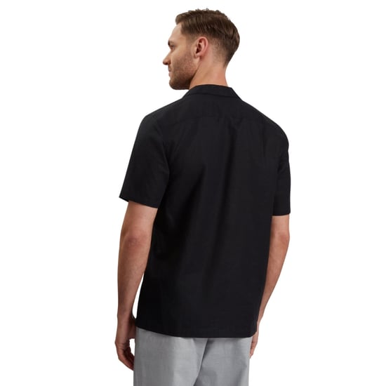 Ted Baker Whether Regular Fit Black Double Pocket Shirt - Image 2