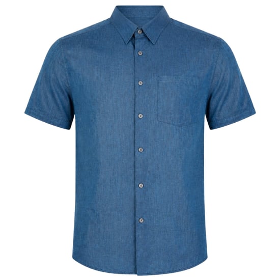 Ted Baker Palomas Navy Linen Shirt - Image 1