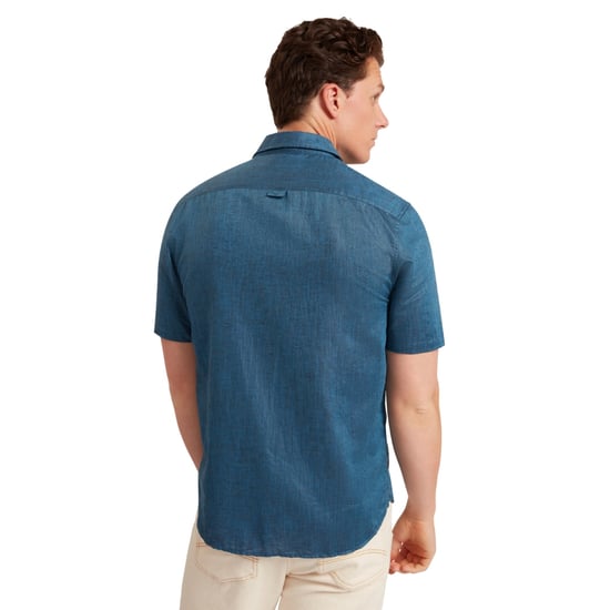 Ted Baker Palomas Navy Linen Shirt - Image 5
