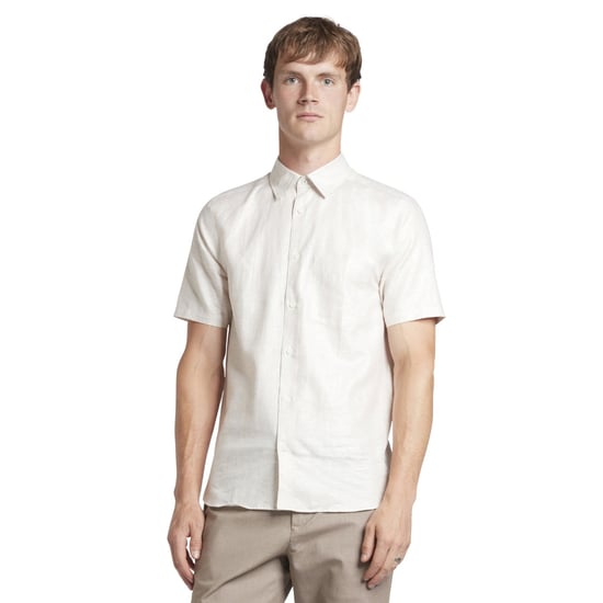 Ted Baker Palomas Stone Linen Shirt - Image 4