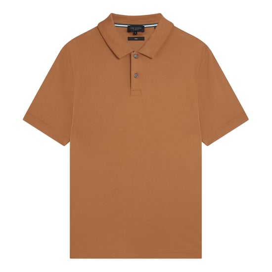 Ted Baker Zeiter Slim Soft Touch Brown Polo Shirt - Image 1