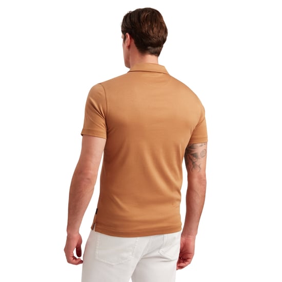 Ted Baker Zeiter Slim Soft Touch Brown Polo Shirt - Image 5