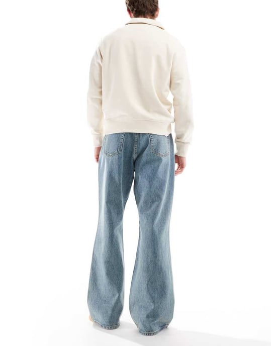 Dr Denim Rift bootcut jeans i canyon sky retro dirt midtvätt blå - Image 2