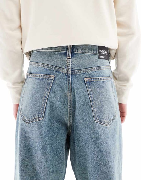 Dr Denim Rift bootcut jeans i canyon sky retro dirt midtvätt blå - Image 4