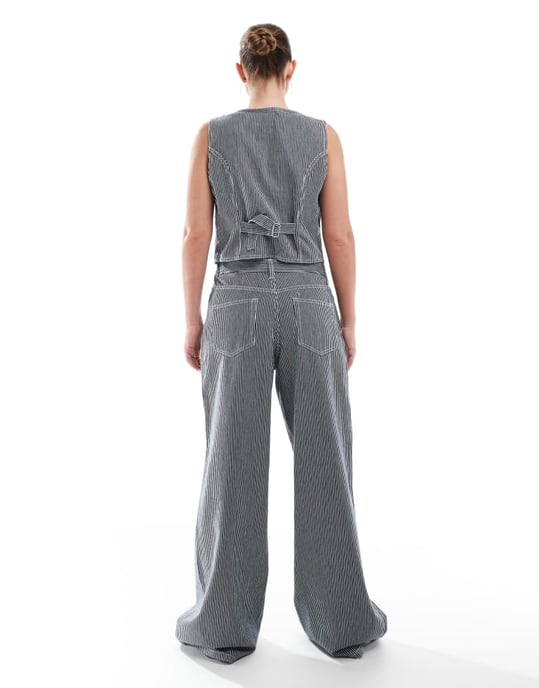 French Connection Everett denimjeansset i indigostrand - Image 2