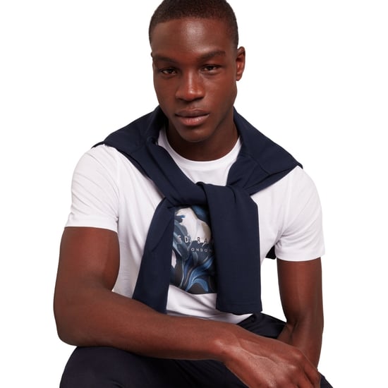 Ted Baker Justino Box Print White Graphic T-shirt - Image 5