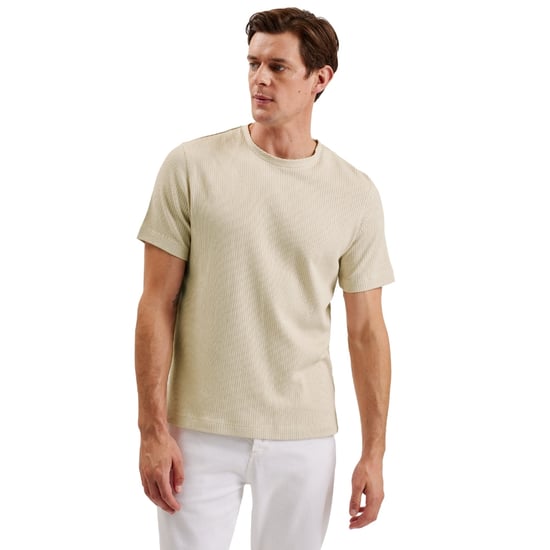 Ted Baker Heynes Regular Fit T-shirt Met Textuur In Beige - Image 3
