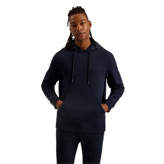 Ted Baker Drotow Regular Branded Marinblå Huvtröja - Image 2