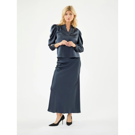 Neo Noir rosslynn heavy sateen blouse 163769 678 midnight - Image 2