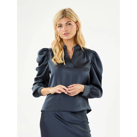 Neo Noir rosslynn heavy sateen blouse 163769 678 midnight - Image 5