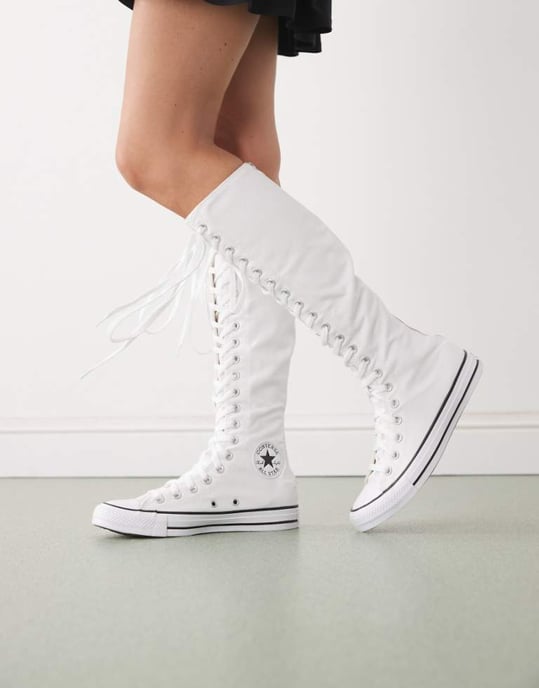 Converse Chuck Taylor All Star Knee XX-Hi tränare i vitt - Image 1