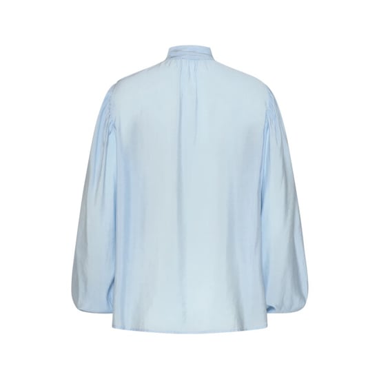 Smashed Lemon Blouse van soepelvallende stof met strikdetail | - Image 2