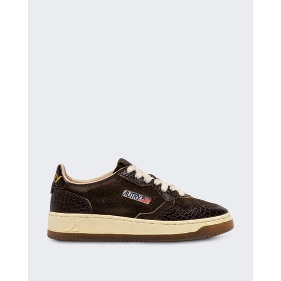 Autry Dames medalist low sneakers suède print - Image 1