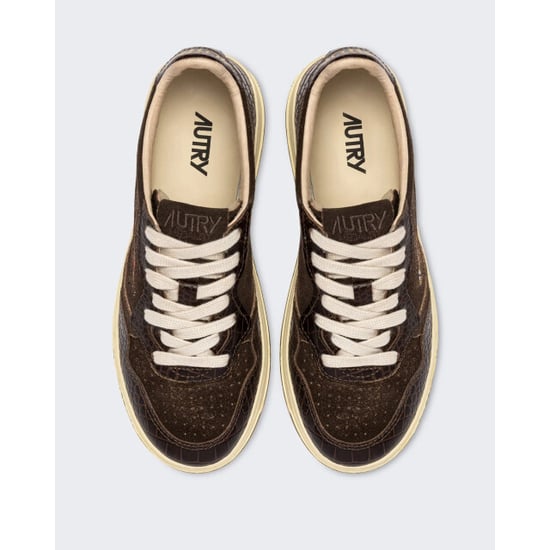 Autry Dames medalist low sneakers suède print - Image 4