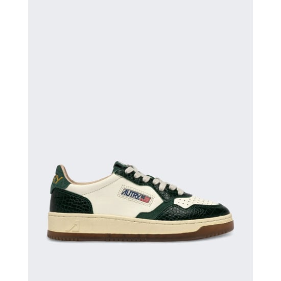 Autry Dames medalist low sneakers leer print - Image 1
