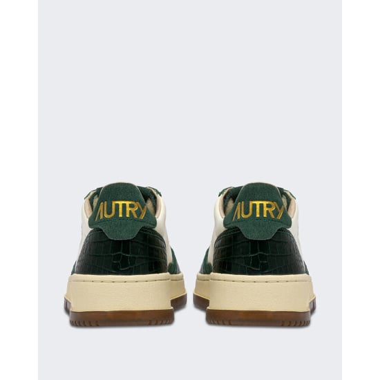Autry Dames medalist low sneakers leer print - Image 2