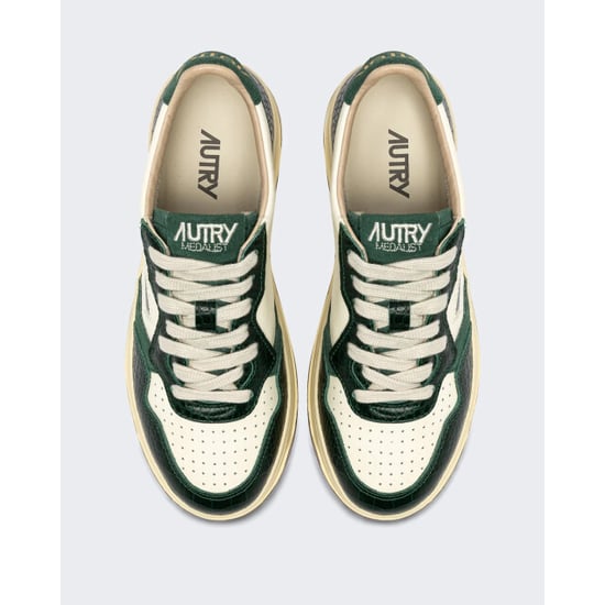 Autry Dames medalist low sneakers leer print - Image 5