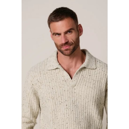 Profuomo Ppxj30045a f1 heren trui polo open collar profu - Image 2