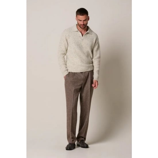 Profuomo Ppxj30045a f1 heren trui polo open collar profu - Image 3