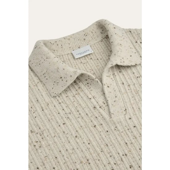 Profuomo Ppxj30045a f1 heren trui polo open collar profu - Image 4