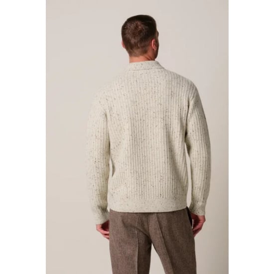 Profuomo Ppxj30045a f1 heren trui polo open collar profu - Image 5