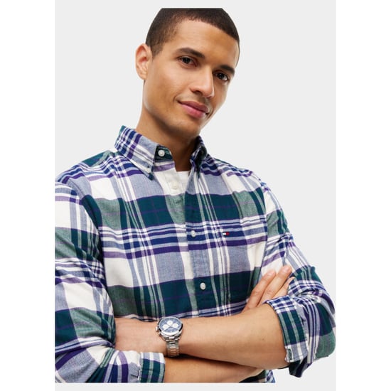 Tommy Hilfiger Overhemd heren hero flannel tartn chck rf sh mw0mw44592/0n1 - Image 4
