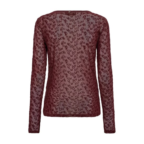 Mos Mosh 176020 278 mosmosh mmloretta mono mesh blouse port royale - Image 5