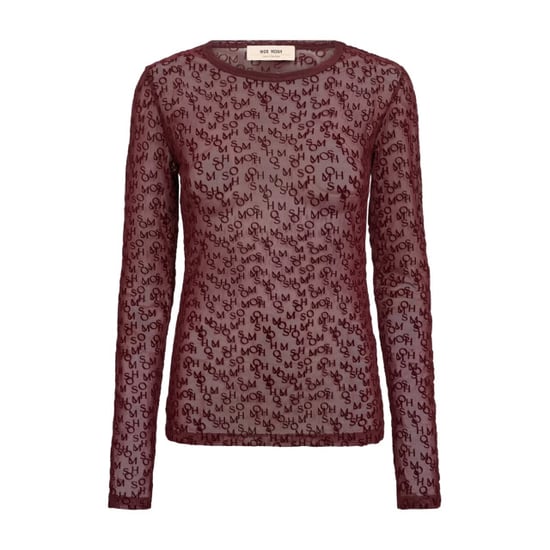 Mos Mosh 176020 278 mosmosh mmloretta mono mesh blouse port royale - Image 6