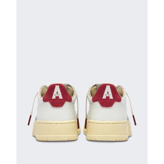 Autry Dames medalist low sneakers leer suède logo - Image 2