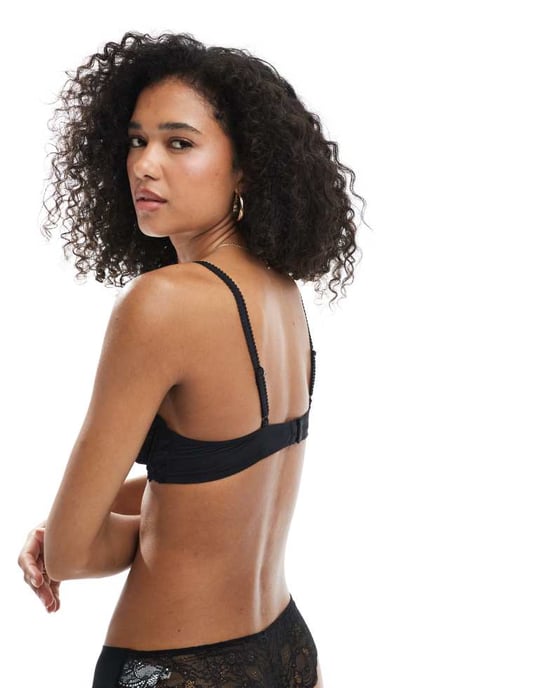 Dorina Angie 2-pack spetsbehå i svart och beige - Image 2