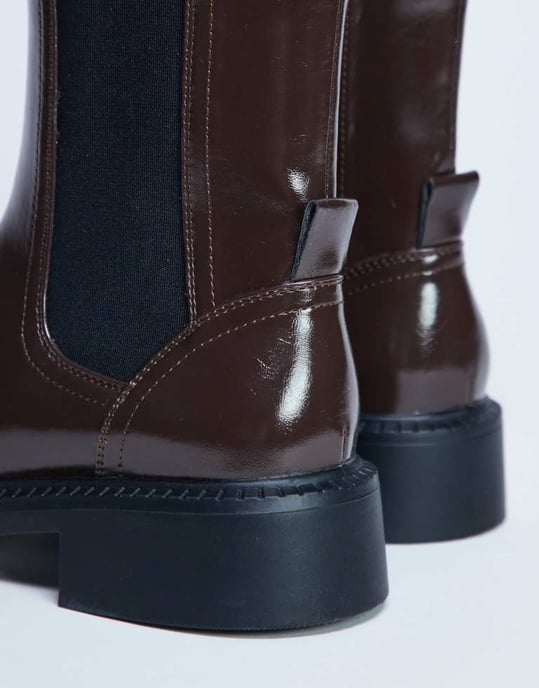 Topshop Lottie chelsea ankelsko i choklad - Image 3