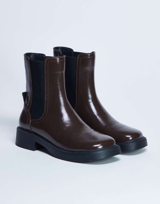 Topshop Lottie chelsea ankelsko i choklad - Image 4