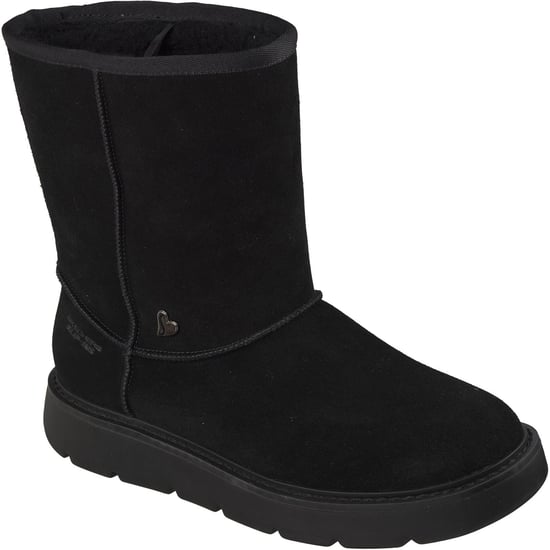 Skechers Keepsakes Cozy Mid Leather Women's Black Winter Mid Calf Boots - Image 1